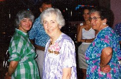 Ruth Bennett McDougal Dorrough; Alice Bennett; Katherine (Kat) McDougal Wheeler McCandless; Alice and Gordons 50th Anniversary Party